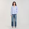 Ortal Striped Shirt Blu / White
